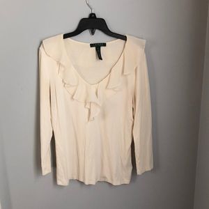 Ralph Lauren 3/4 sleeve blouse